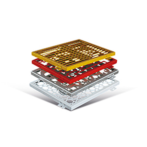 Hollow aluminum veneer