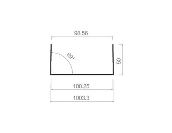 100 pipe head and tail cover plate