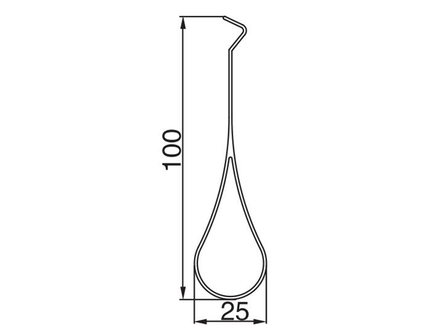 Eagle mouth drip hanging piece 25w-100h