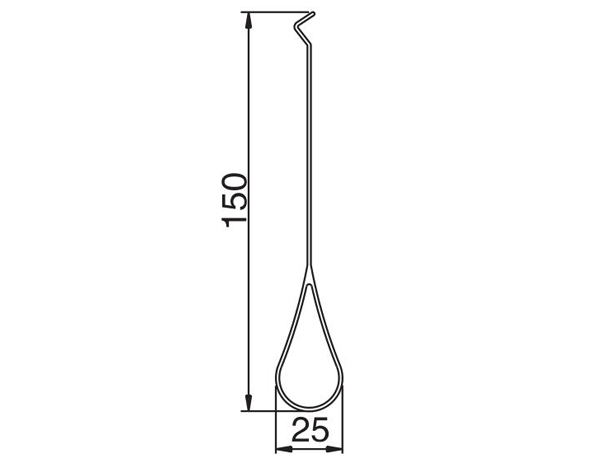 Eagle mouth drip hanging piece 25w-150h