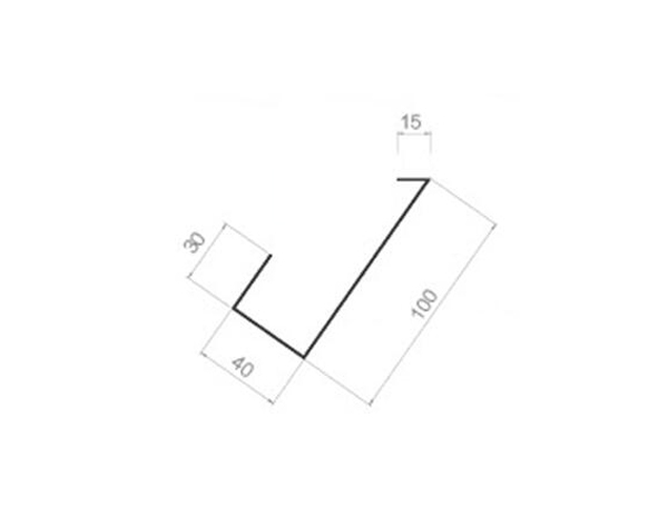 30 degree inclined mounting hanging piece-40-100