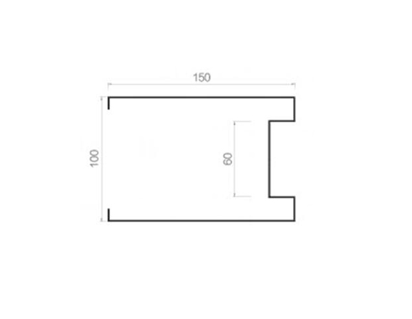 Concave square-100-150