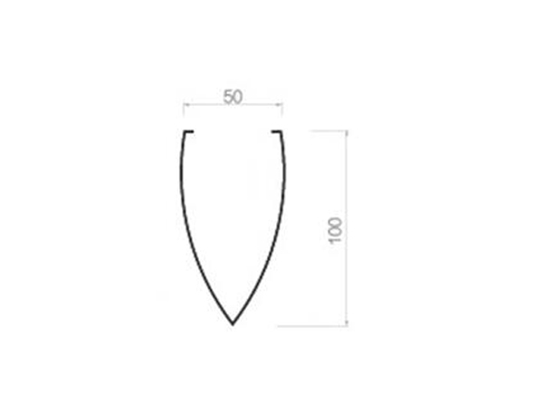 Bullet head hanging piece-50-100