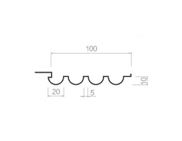 Corrugated Great Wall board-100-10