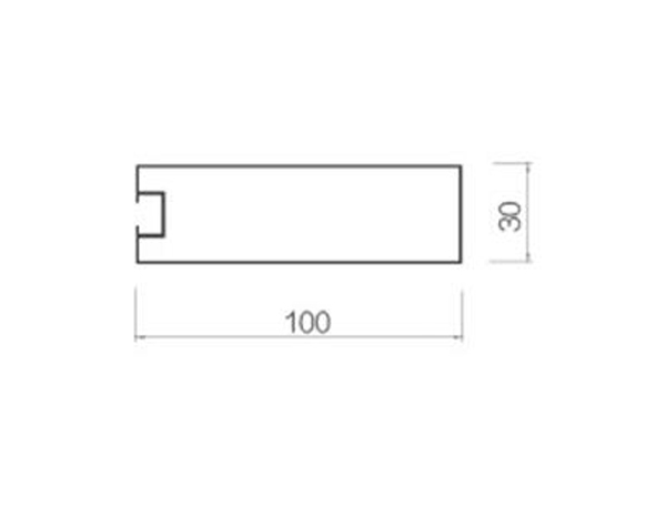 Screw slot square-30-100