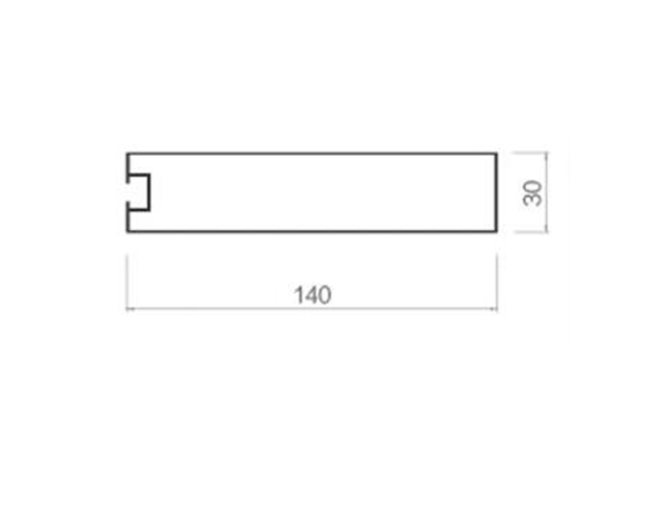 Screw slot square-30-140