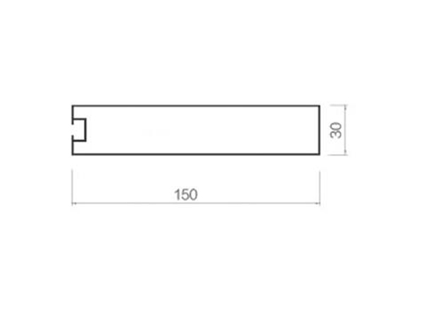 Screw slot square-30-150