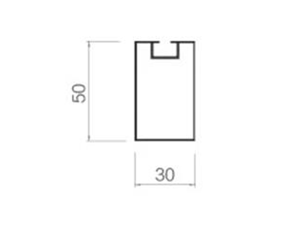 Screw slot square-30-50