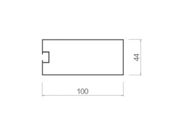 Screw slot square-44-100