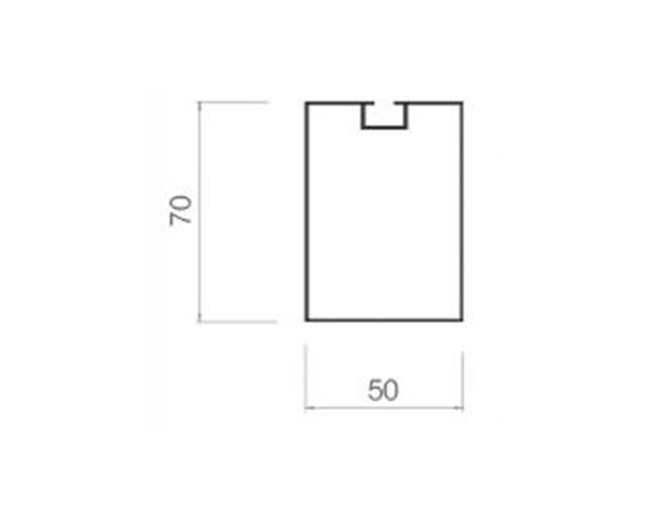 Screw slot square-50-70