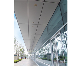 Aluminum veneer curtain wall