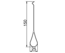 Eagle mouth drip hanging piece 25w-150h