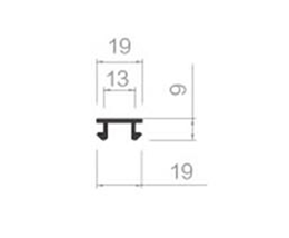 25 bottom lifting piece square groove pass card