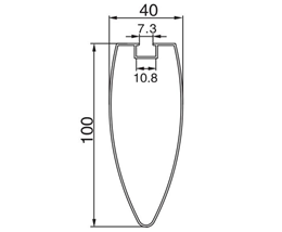 Bullet point hanger 40W-100H