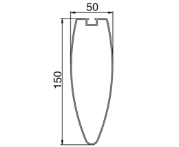 Bullet point hanger 40W-150H