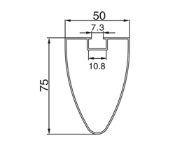 Bullet point hanger 50W-75H