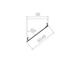 Square pass head 50 bottom square pass 37 head
