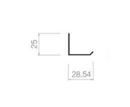 L-shaped trimming angle