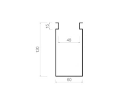 Buckle square pass-60-120