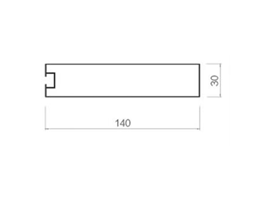 Screw slot square-30-140