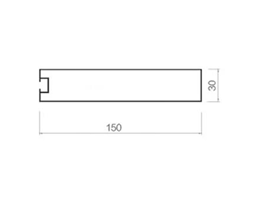 Screw slot square-30-150