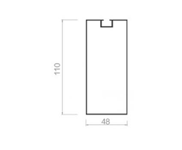 Screw slot square-48-110