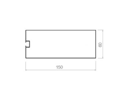 Screw slot square-60-150