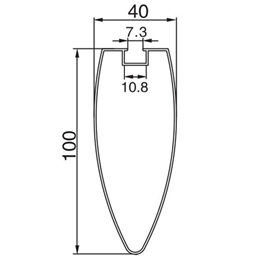 子弹头挂片 40W-100H